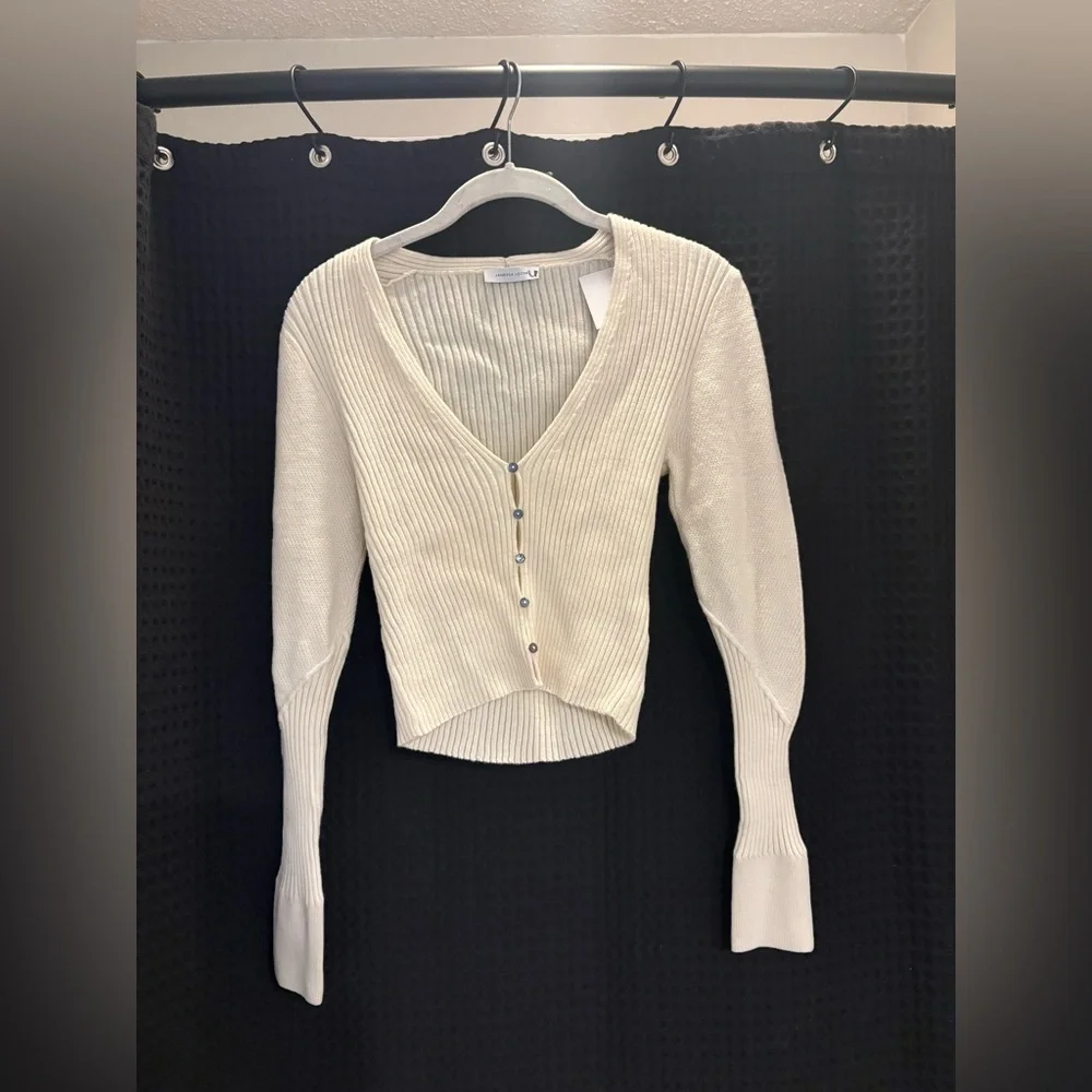 Janessa Leone Elise Sweater Medium Natural NWOT
